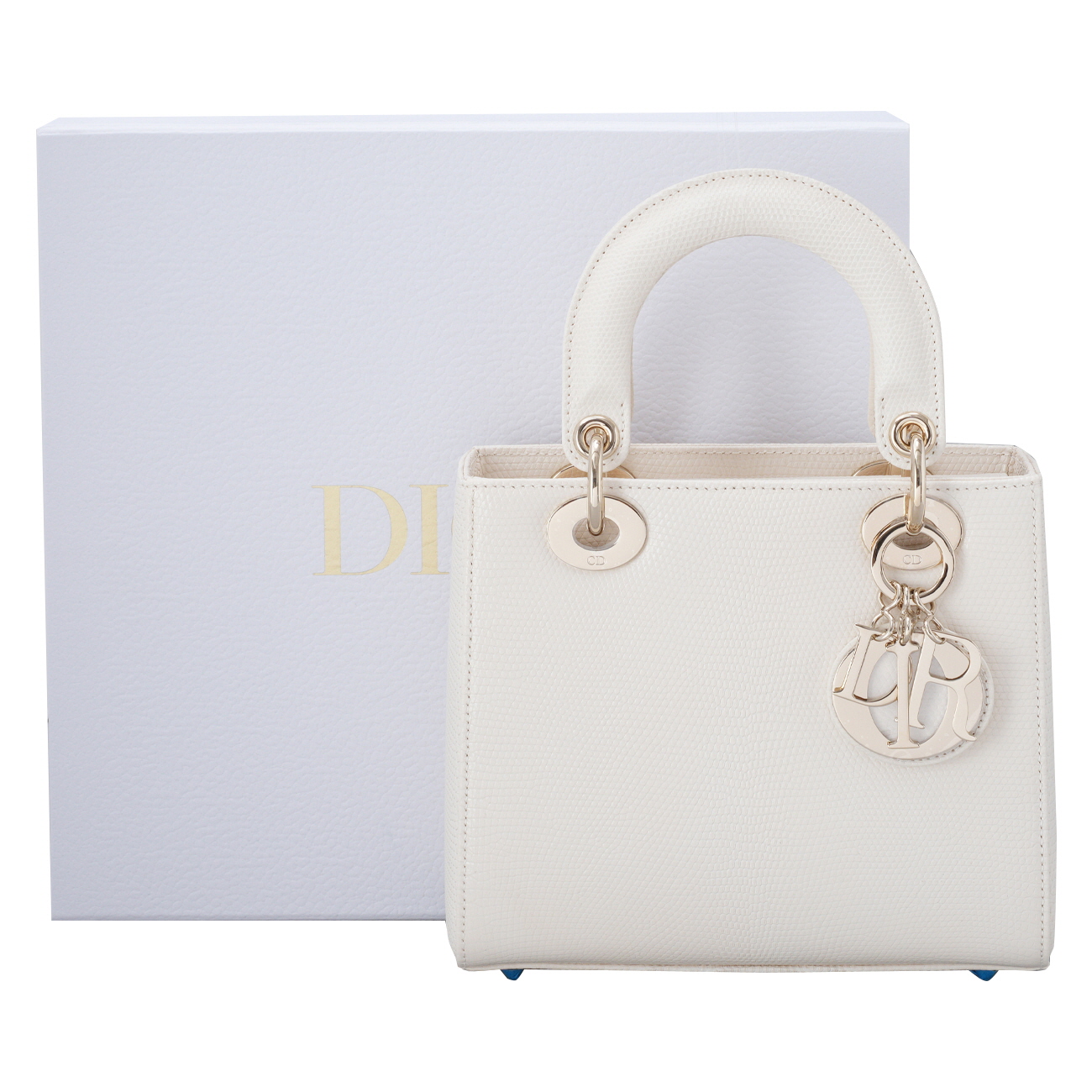 CHRISTIAN DIOR(USED)크리스찬디올 레이디디올 리자드 스몰
